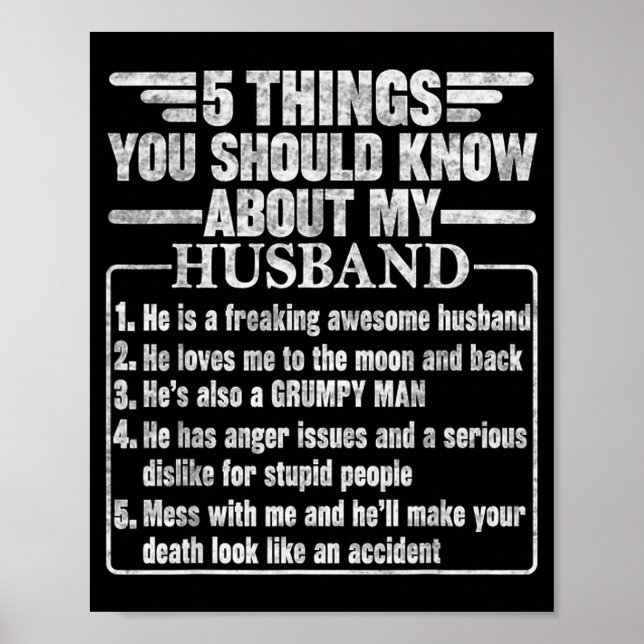 You 5 Things Should Know About Poster (Front)