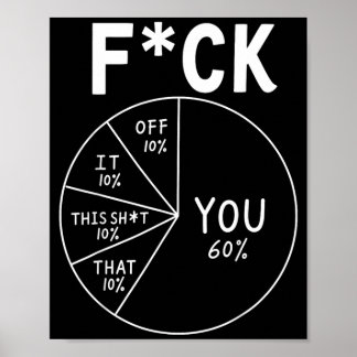 You 60 Percent Funny Pie Chart Sarcastic Humour