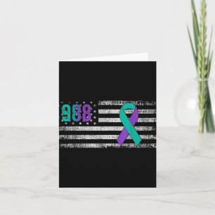 You 988 Suicide Prevention Awareness Ribbon  Card