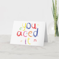 You aced it Congratulations