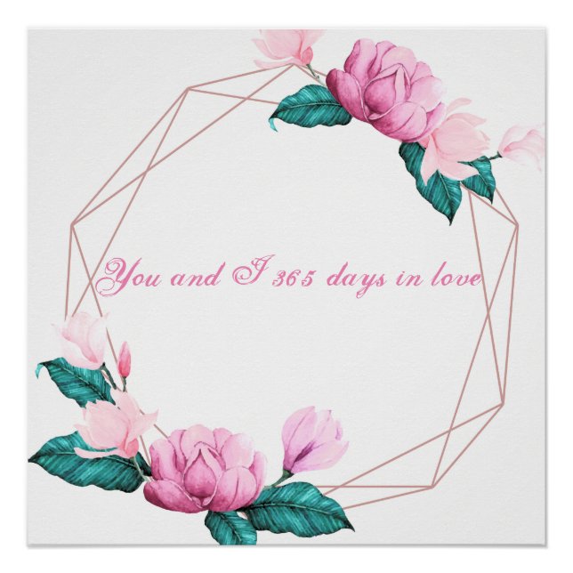 You and I 365 days in love   Poster (Front)