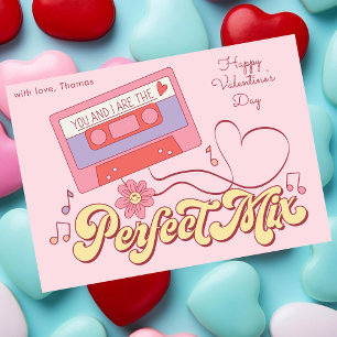 You and I are the perfect mix funny Valentines Day Holiday Card