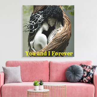 You and I Forever Canvas Print