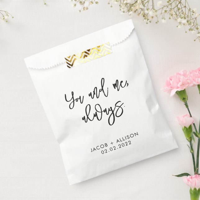 You and me, always. favour bags (Sealed)