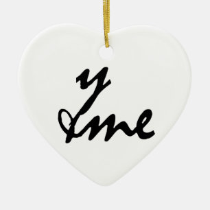 You and Me Ceramic Tree Decoration