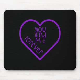 You And Me Forever Sticker2 Mouse Pad