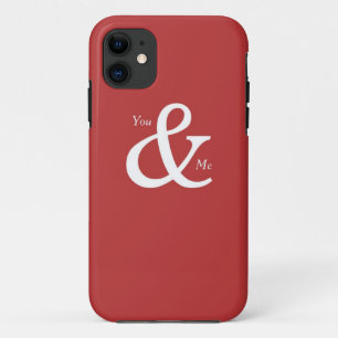 You and Me in Red, Love iPhone 11 Case