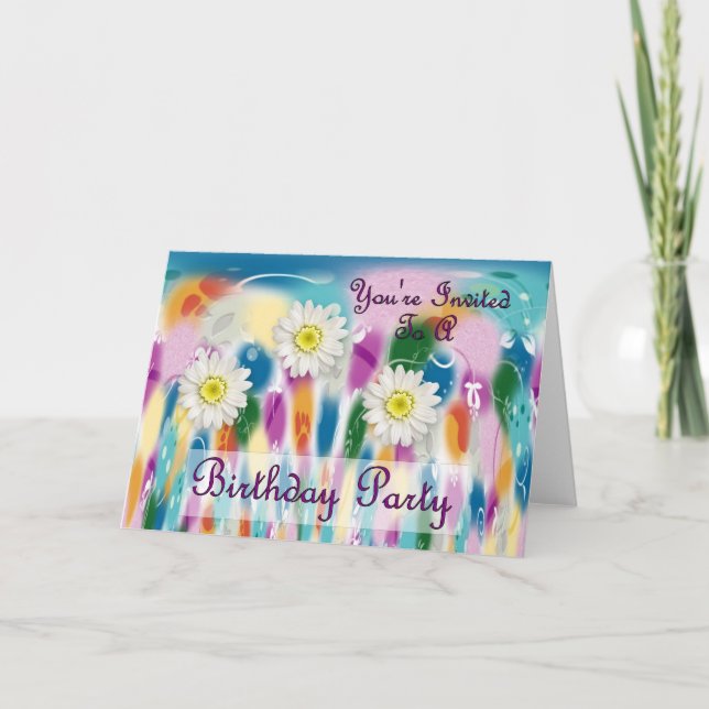 You're Invited To A Birthday Party Invitation (Front)