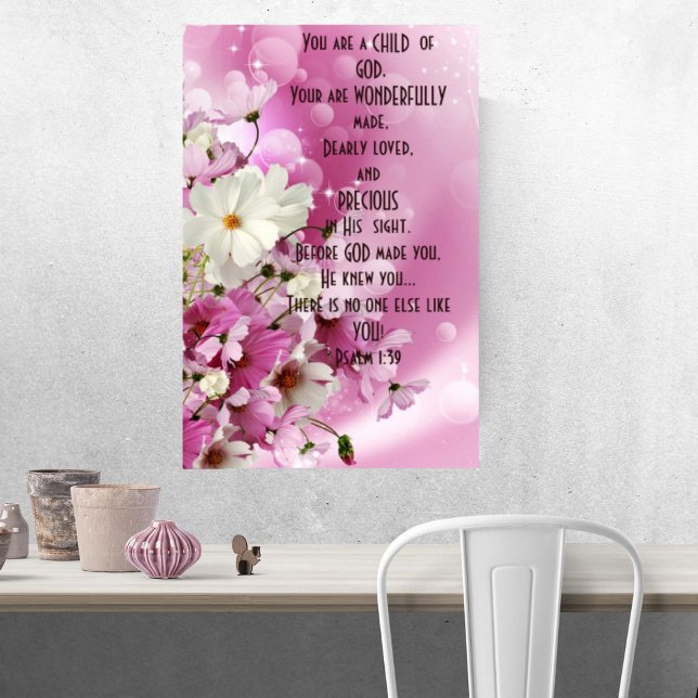 You are a Child of God Christian 1Scripture Poster (Creator Uploaded)
