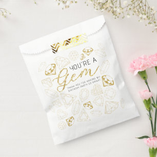 You Are a Gem Birthday Party Favour Bag