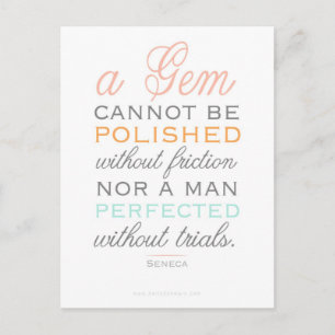 You are a Gem Design by Kelly Schwark Postcard