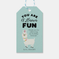 You Are A Llama Fun Birthday Party Favour