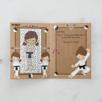 You are A-Maze-ing Girls Karate Happy Birthday