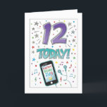 YOU ARE A "PRE-TEEN" AND "12 YEARS OLD" CARD<br><div class="desc">THANKS FOR STOPPING BY ONE OF MY EIGHT STORES!! GREAT FOR THE **PRE-TEEN IN YOUR LIFE**!!!!</div>