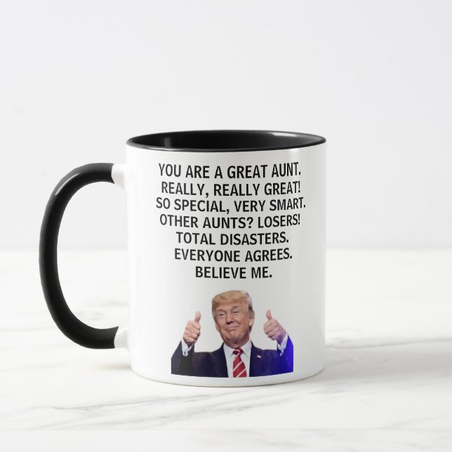 You are a Really Great Aunt really really,Trump Mug (Left)