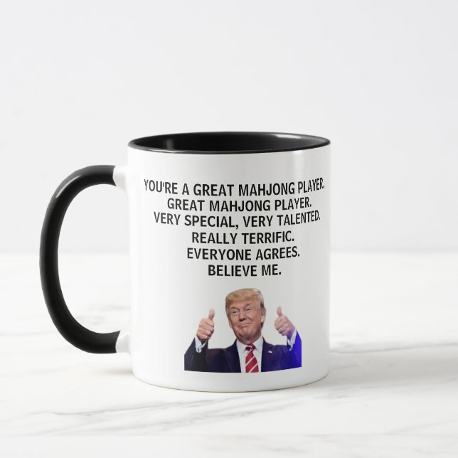 You are a Really Great Mahjong Player,trump Mug (Left)