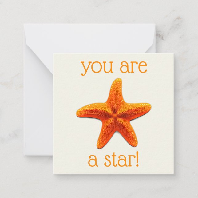 You are a star magnet card (Front)