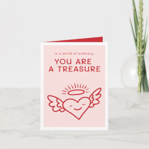 You are a Treasure - Blush Pink Holiday Card