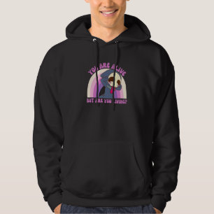 You Are Alive But Are You Living   Grim Reaper 6 Hoodie