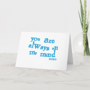 You Are Always On My Mind Card