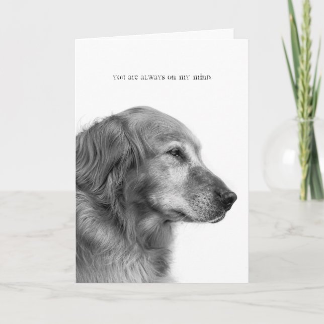 You are always on my mind card (Front)