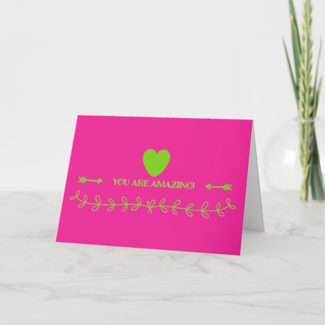 You Are Amazing! Card (Front)