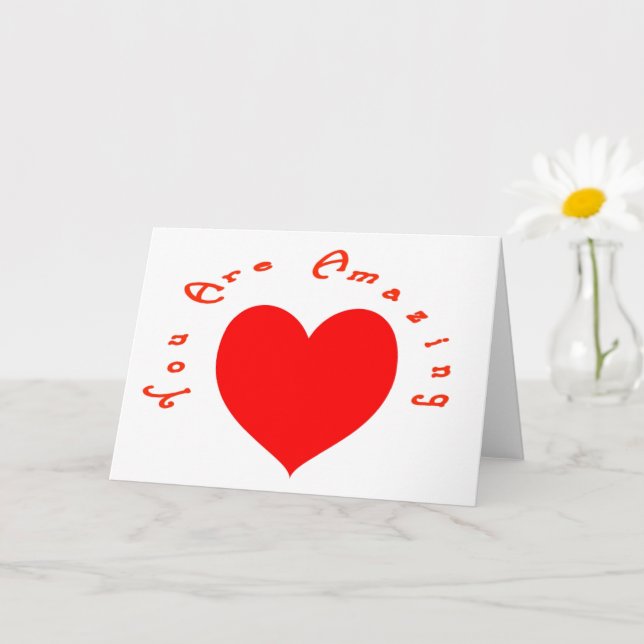 You are amazing! card (Small Plant)