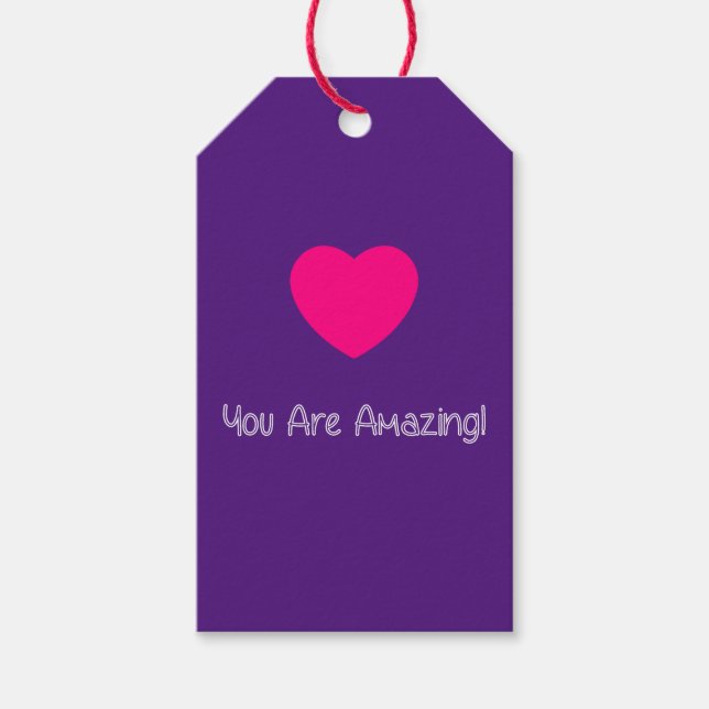 You Are Amazing! Gift Tags (Front)