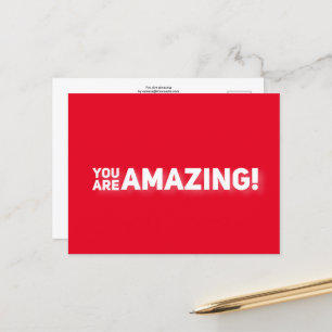 You are amazing! postcard