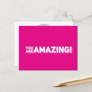 You are amazing! postcard