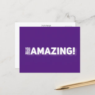You are amazing! postcard