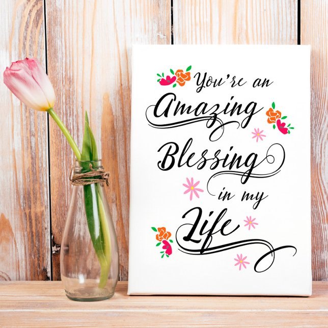 You are an Amazing Blessing in my Life Postcard (Creator Uploaded)