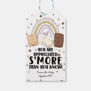 you are appreciated s'more than you know volunteer gift tags