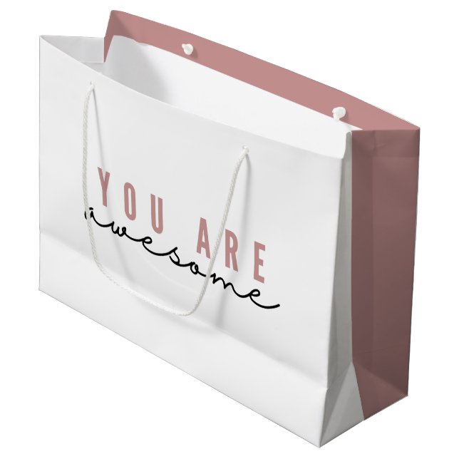 You Are Awesome Gift Bag (Front Angled)