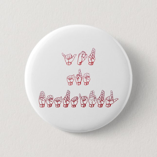 You are beautiful 6 cm round badge (Front)