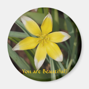 You are Beautiful-Flower Magnet