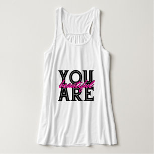 You Are Beautiful Inspirational Singlet