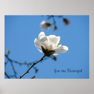 You are Beautiful poster art Blue Sky Magnolia
