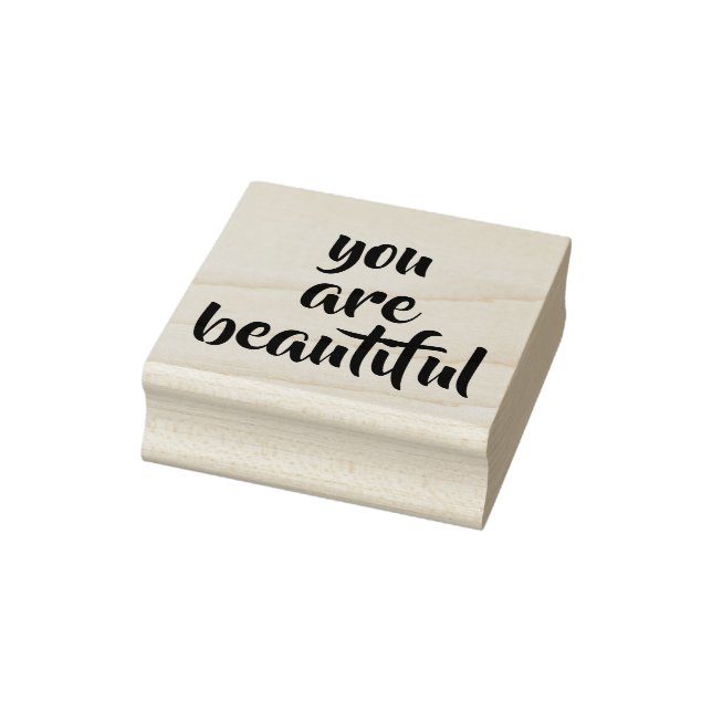 You are beautiful rubber stamp, love rubber stamp (Stamp)