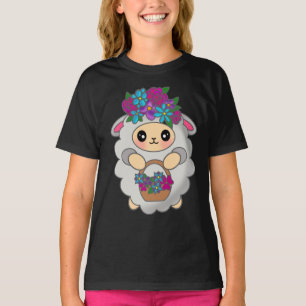 You are Beautiful Sheep Cute Flower Pretty T-Shirt
