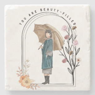 You Are Beauty-Filled Stone Coaster