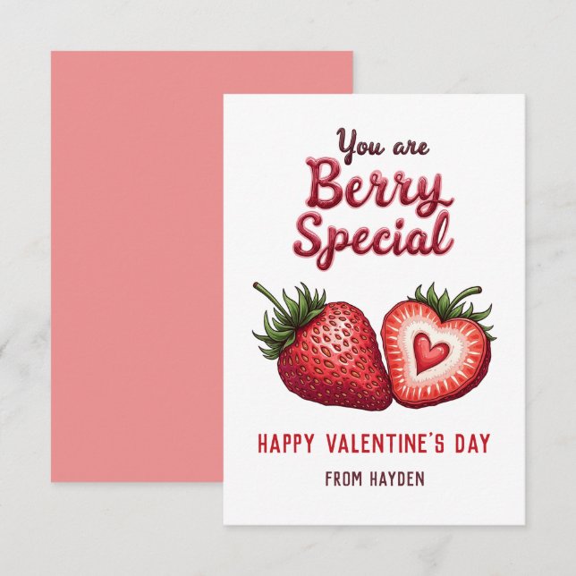 You are Berry Special Classroom  Card (Front/Back)