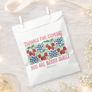 You Are Berry Sweet Baby Shower Favour Bags | Berr