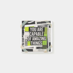 You Are Capable Of Amazing Things Post-it Notes