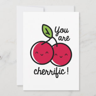 You Are Cherrific Thank You Card