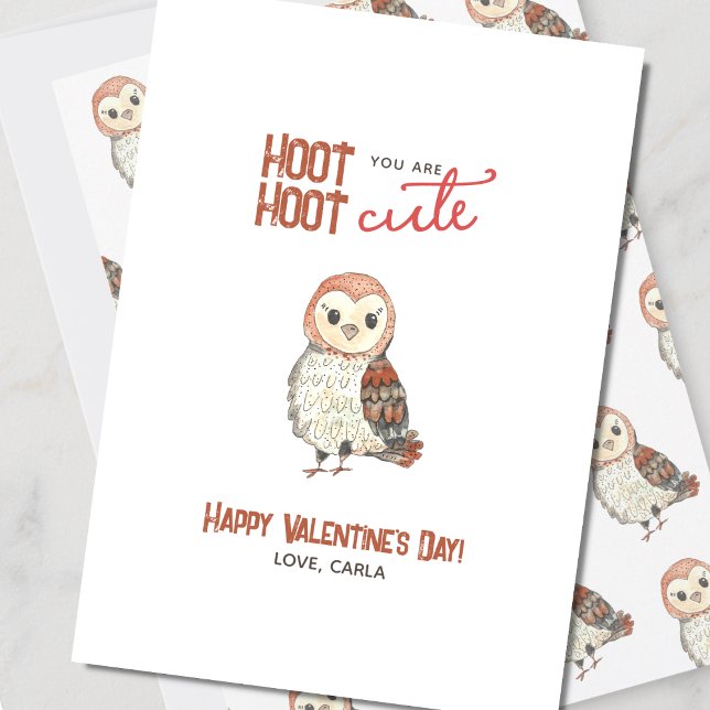 You are Cute Owl Valentine's Day Holiday Card (Creator Uploaded)