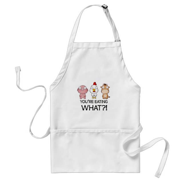 You Are Eating What?! - You Eat What?! - Animals Standard Apron (Front)