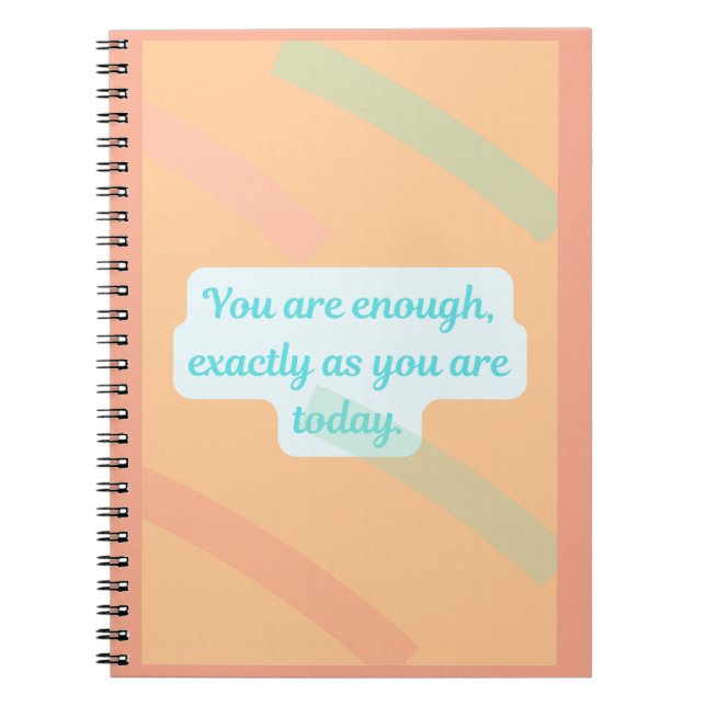 You Are Enough – Gentle Reminder Journal (Front)