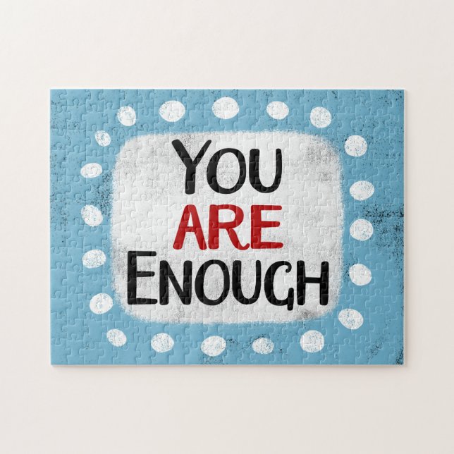 You Are Enough Jigsaw Puzzle (Horizontal)