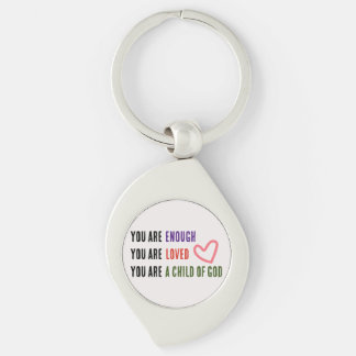 You Are Enough Key Ring